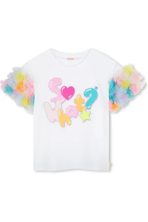 Billieblush T-shirt med tyldetalje
