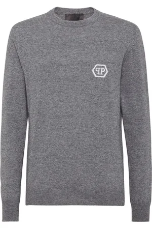 Philipp Plein Langærmet sweater med rund hals