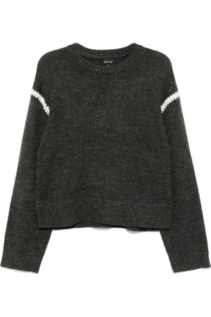 tout a coup Sweatshirt med kontrastkant