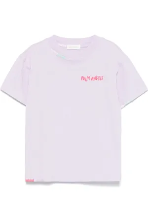 Palm Angels T-shirt med logobroderi