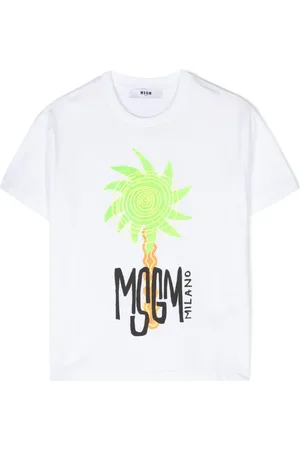 Msgm T-shirt med grafisk tryk