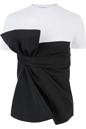 Nina Ricci Slå om-T-shirt med sløjfe