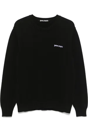 Palm Angels Sweater med logo-broderi