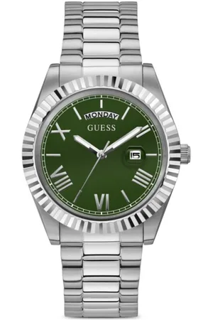 Guess 42mm ur i rustfrit stål med kvarts