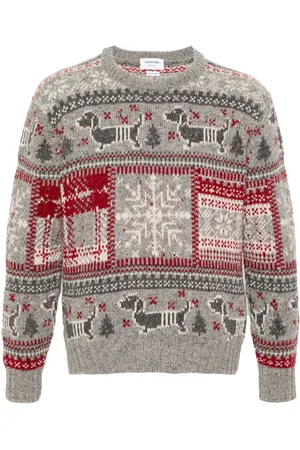 Thom Browne Fair Isle intarsia-trøje