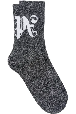 Palm Angels Strømper i lurex med monogram