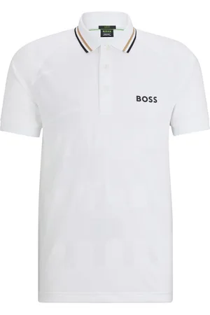 HUGO BOSS X Matteo Berrettini polo i jacquard-jersey