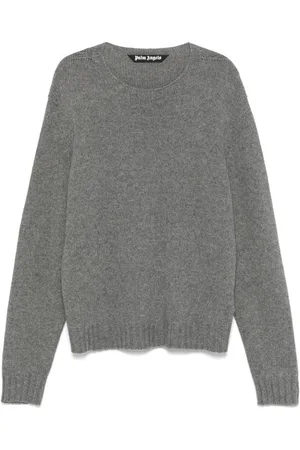 Palm Angels Sweater med kurvet logo
