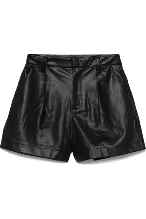 DKNY Shorts i imiteret læder