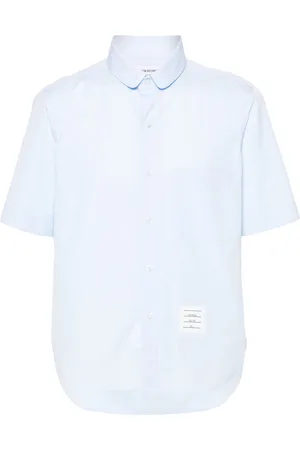 Thom Browne Poplin-skjorte med korte ærmer
