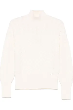 HERNO 3D-strikket sweater