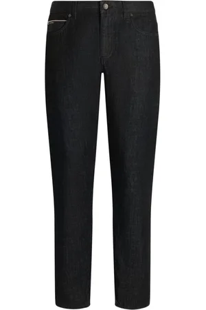Dolce & Gabbana Jeans med lige ben og logoplade