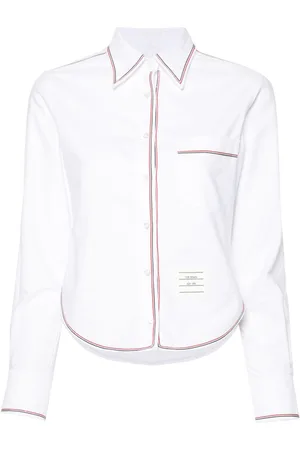 Thom Browne T-shirt med kontrastdetalje