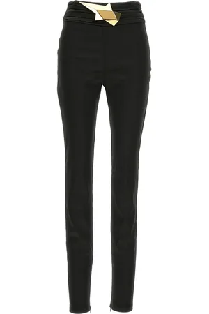 AREA Højtaljede leggings med stjernenitter
