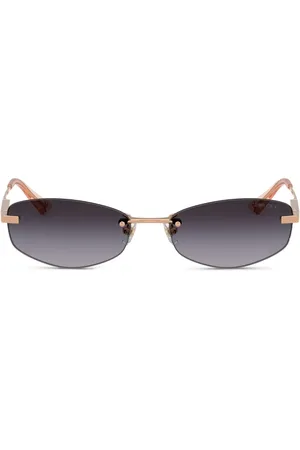 Jimmy Choo Ovale solbriller med tintede glas