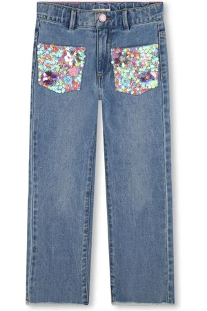 Billieblush Jeans med pailletudsmykning