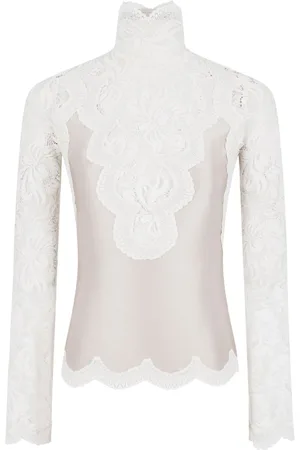 Paco rabanne Langærmet top med blonde