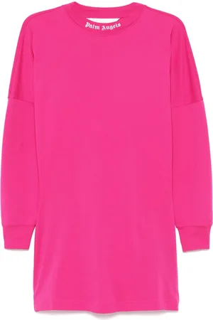 Palm Angels Kort kjole med buet logo