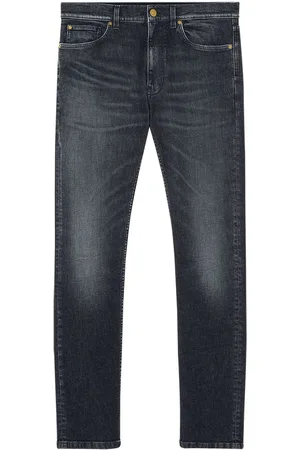 VERSACE Jeans med Medusa-broderi og smal pasform