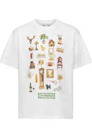 J.W.Anderson Diorama T-shirt med tryk