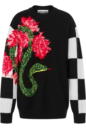 Moschino Trøje med syningsdetalje og lang pasform