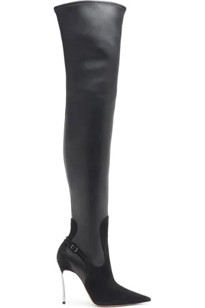 Casadei 100 mm knæhøje Blade Double støvler