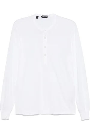 Tom Ford Sweater med Henley-hals