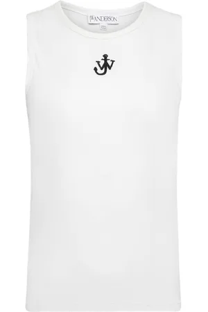 J.W.Anderson Cropped top med Anchor-broderi