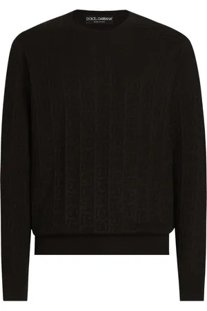 Dolce & Gabbana Sweater med logo i jacquard
