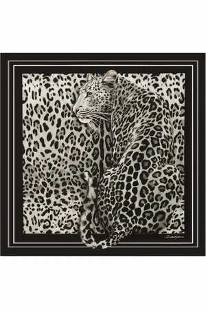 Dolce & Gabbana Tørklæde med leopardtryk