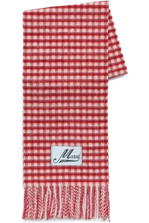 Marni Gingham-ternet tørklæde