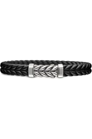 David Yurman Chevron armbånd i sterling sølv (9 mm)