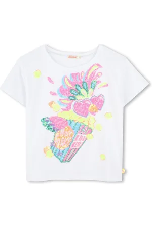 Billieblush T-shirt med pailletudsmykning
