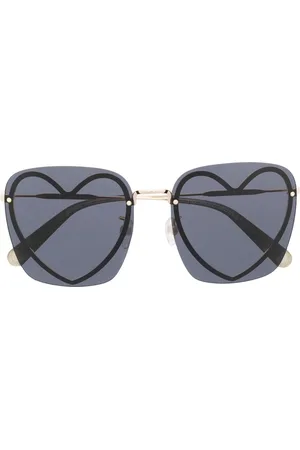 Marc Jacobs Oversize solbriller med hjerte-stel