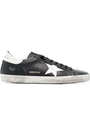 Golden Goose Super-Star sneakers med slitageeffekt