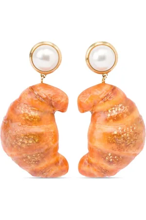 Moschino Croissant-formede øreringe