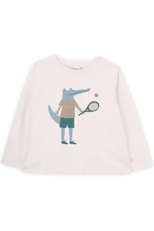 KNOT T-shirt med krokodilletryk