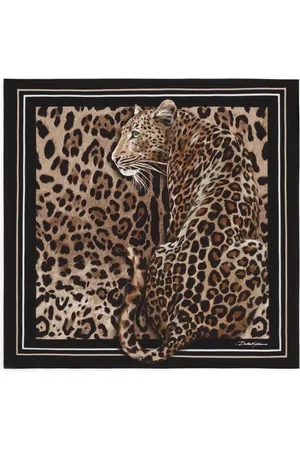 Dolce & Gabbana Tørklæde med leopardtryk