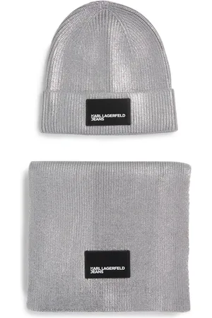 Karl Lagerfeld Metallisk hue-sæt