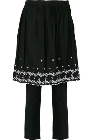 Comme des Garçons Broderet nederdel over bukser