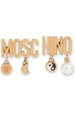 Moschino ørering med logo-bogstaver