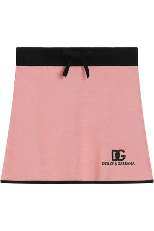 Dolce & Gabbana Kort nederdel med logo-broderi