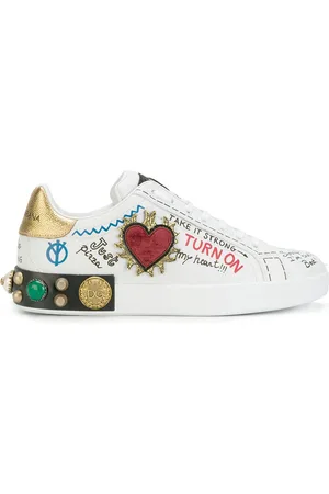Dolce & Gabbana Portofino sneakers med tryk