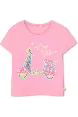 Billieblush T-shirt med pailletudsmykning