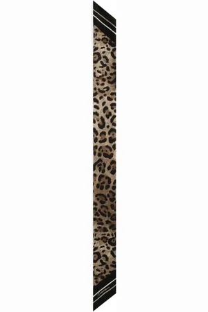 Dolce & Gabbana Tørklæde med leopardtryk