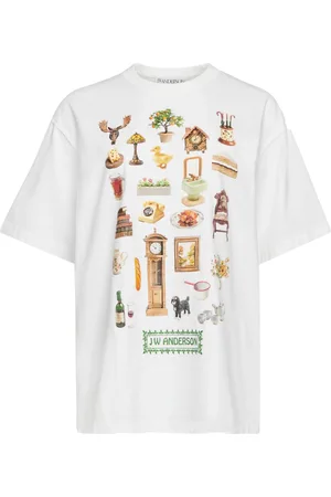 J.W.Anderson T-shirt med Diorama-tryk