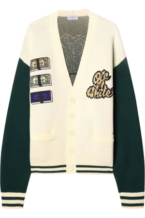 OFF-WHITE Crystal Cash varsity-cardigan