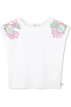 Billieblush T-shirt med pailletudsmykning