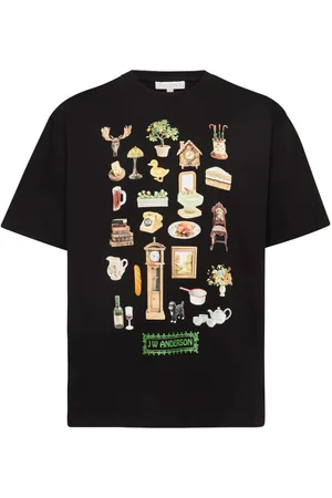 J.W.Anderson Diorama T-shirt med tryk