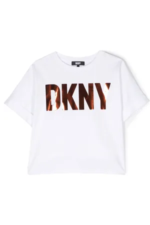 DKNY T-shirt med logotryk